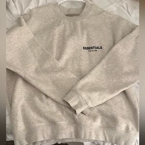 Men’s essential FOG heathered grey crew neck